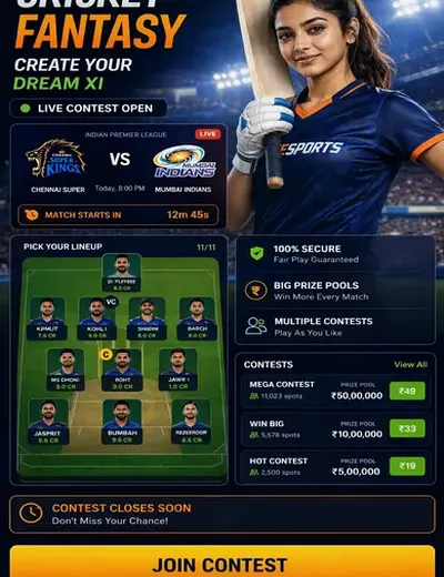 Ludo11 (ludo11 apk) fantasy cricket & matchday visual 3